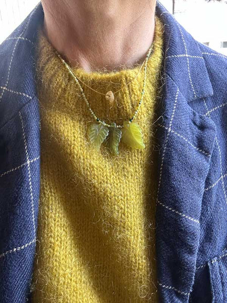 COLLANA FOGLIE PLUVIALI