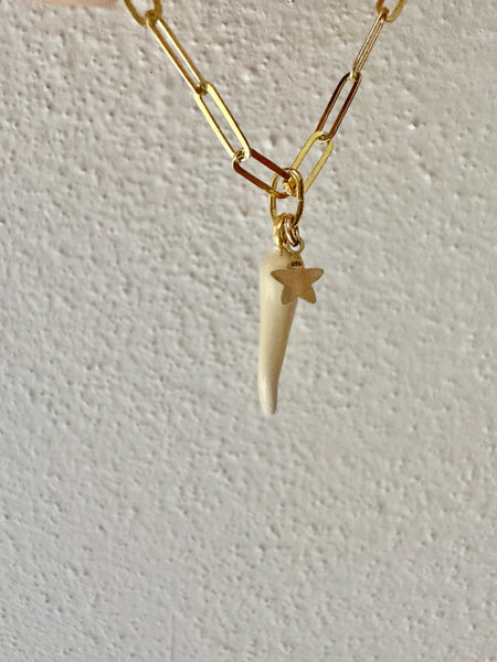 Bracciale Cornino bianco e stellina