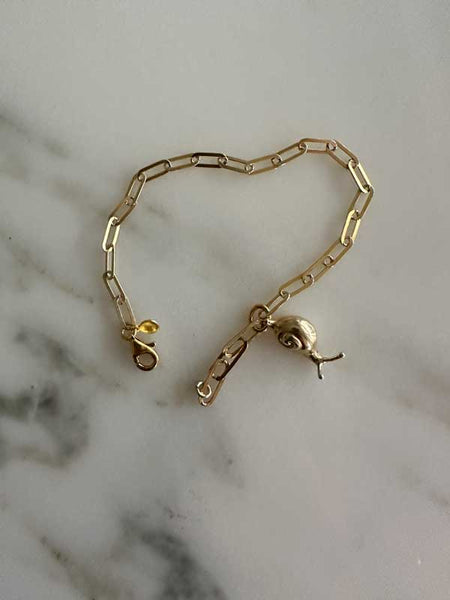 BRACCIALE CATENA E LUMACA