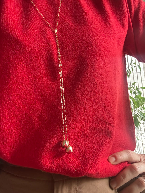 Collana BACCHE ROSSE