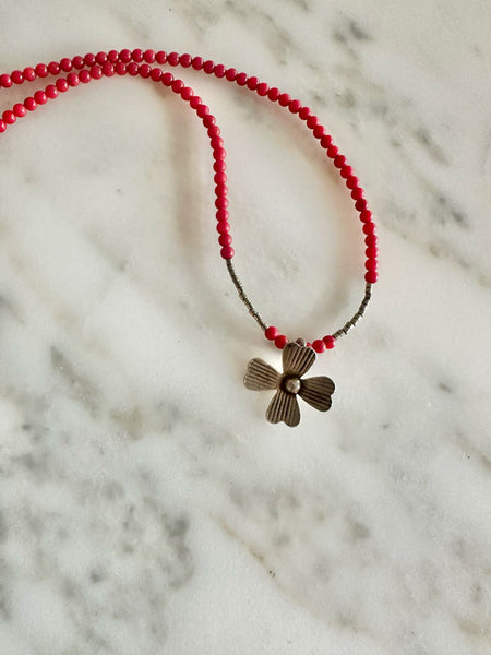 Collana FIORE D'ARGENTO