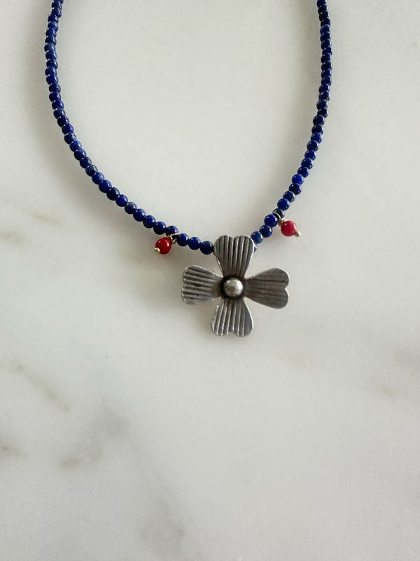 Collana FIORE D'ARGENTO