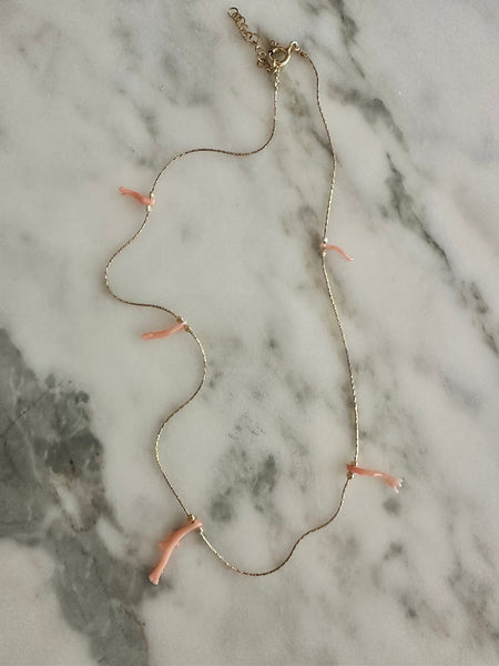 COLLANA CORALLO ROSA