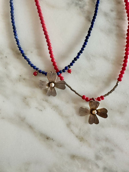 Collana FIORE D'ARGENTO