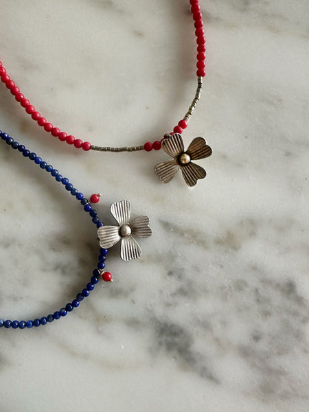 Collana FIORE D'ARGENTO