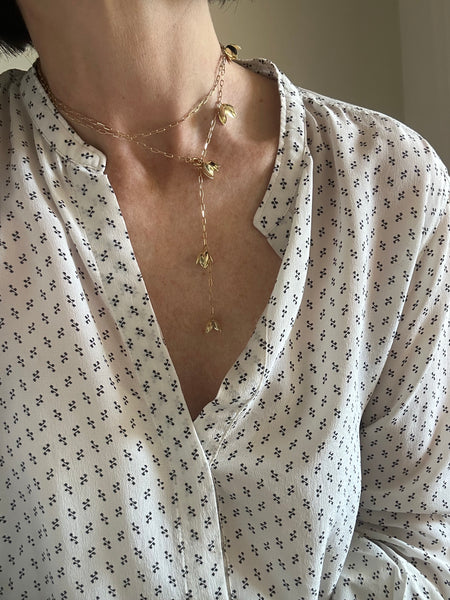BISOGNO DI FORZA: collana Bucaneve
