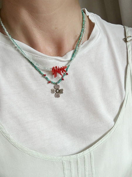 Collana FIORE D'ARGENTO