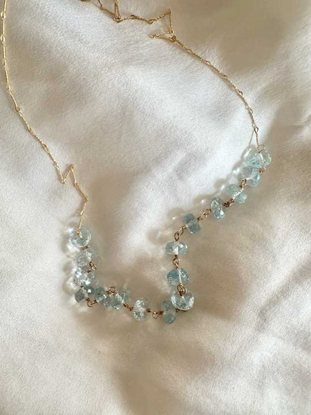 Girocollo MEDUSE di ACQUAMARINA