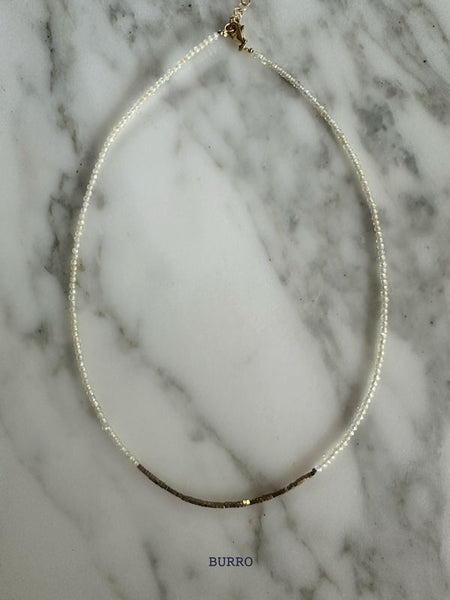 GIROCOLLO EMATITE E ZIRCONI GIALLO CHIARO