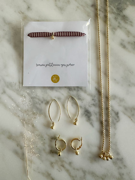 Orecchini RAMO e semino di gentilezza