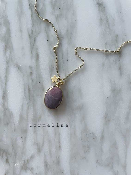Collana pietra e stellina