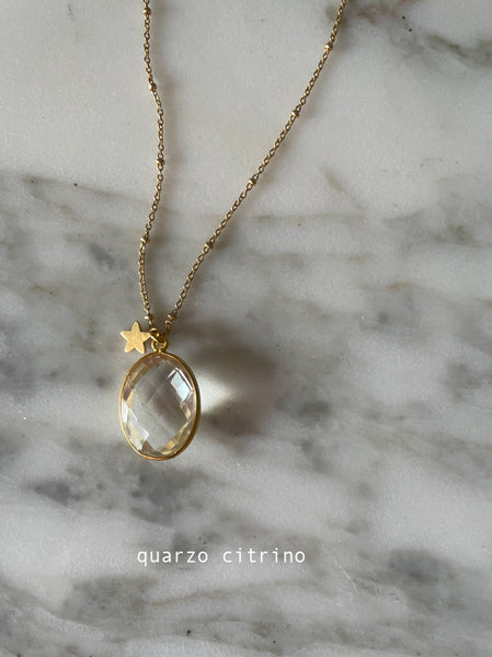 collana quarzo citrino